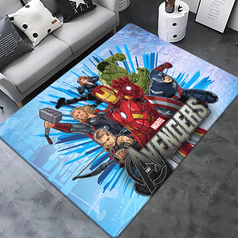 Film The Avengers HD Movie,Large Area Printed Outdoors Carpet,Living Room Decoration,Sofa,Table Rug.Picnic,Door,Camping Mat.