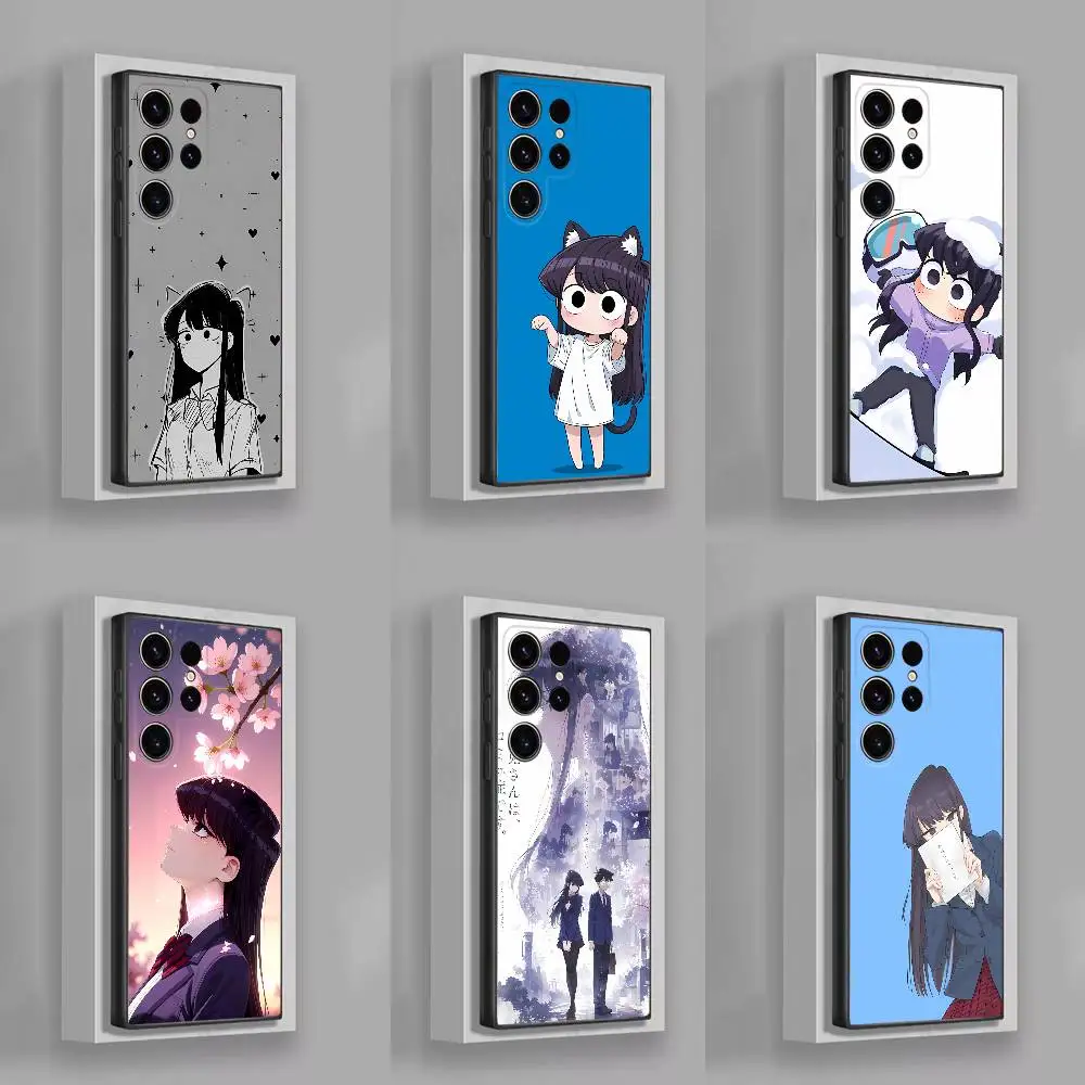 K-Komi Cant C-Comics Communicate Phone Case For Samsung S26,S24,S21,S22,S23,S30,Ultra,S20,Plus,Fe,Lite,5G Black Cover