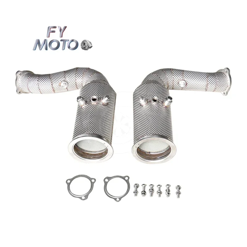 

Для Porsche Cayenne с OPF 2.9T: Каталитический даунпайп с теплозащитным экраном