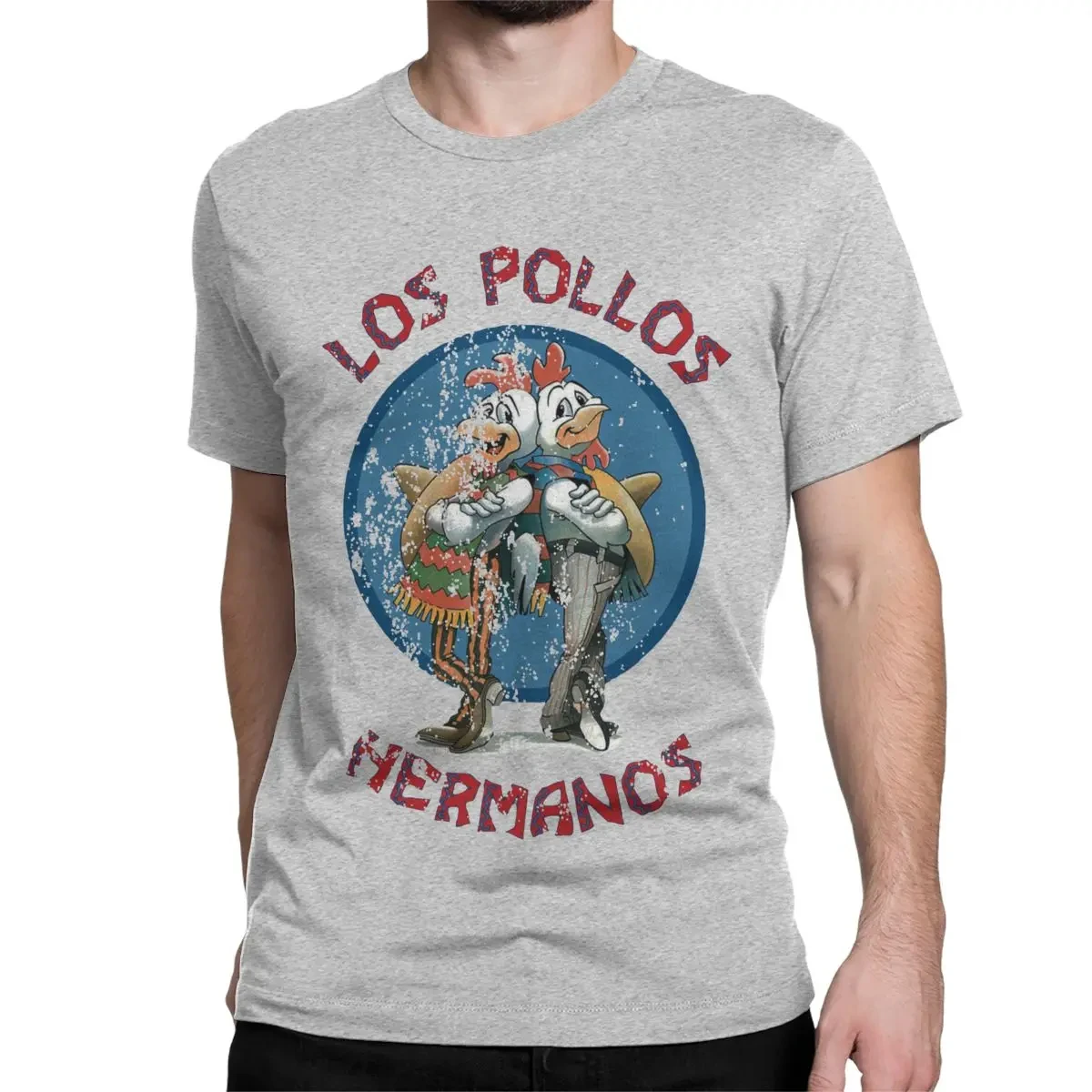 Los Pollos Hermanos T Shirt Men Women\'s Pure Cotton Funny T-Shirt Gus Fring Breaking Bad Walter White Tees Short Sleeve Clothing