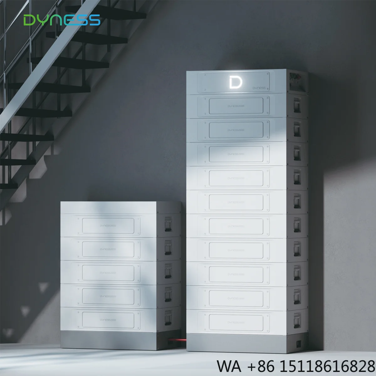 Dyness Power Storage 30kwh Lithium Batteries 30kw Solar Lithium Ion Battery High Voltage Lifepo4 Battery Hybrid Inverters