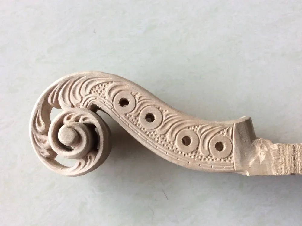 

1 piece of Nice violin scroll 4/4 excellent hand-carved ,