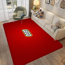 Alfombra larga de estilo nórdico para el hogar, Felpudo de juego de L-LEGOS para baño, inodoro, dormitorio, decoración moderna para el hogar