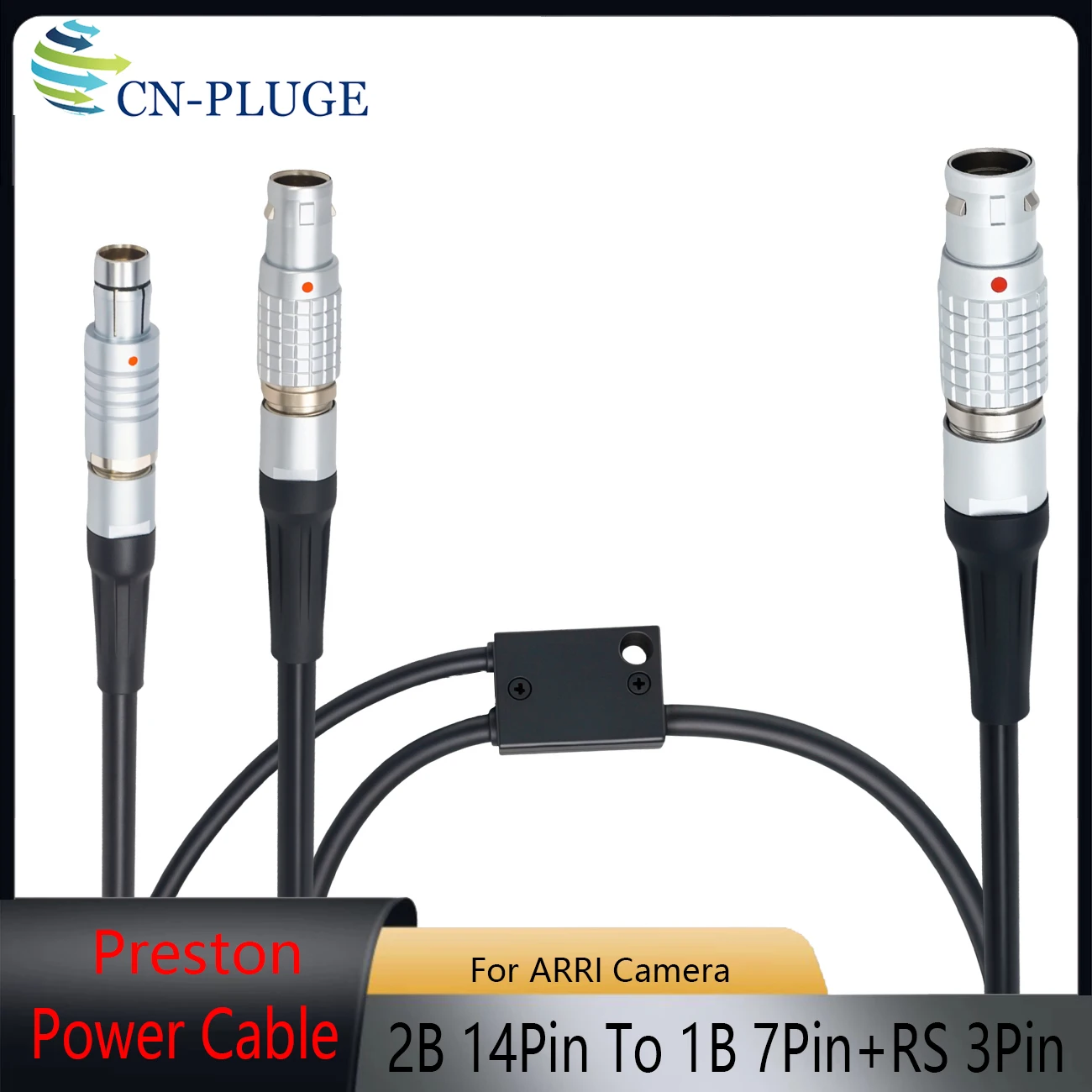 Preston 12221 Y Cable Power Control Wire For Digital Micro Force Lens Motor ARRI Cinema Camera Follow Focus Cable