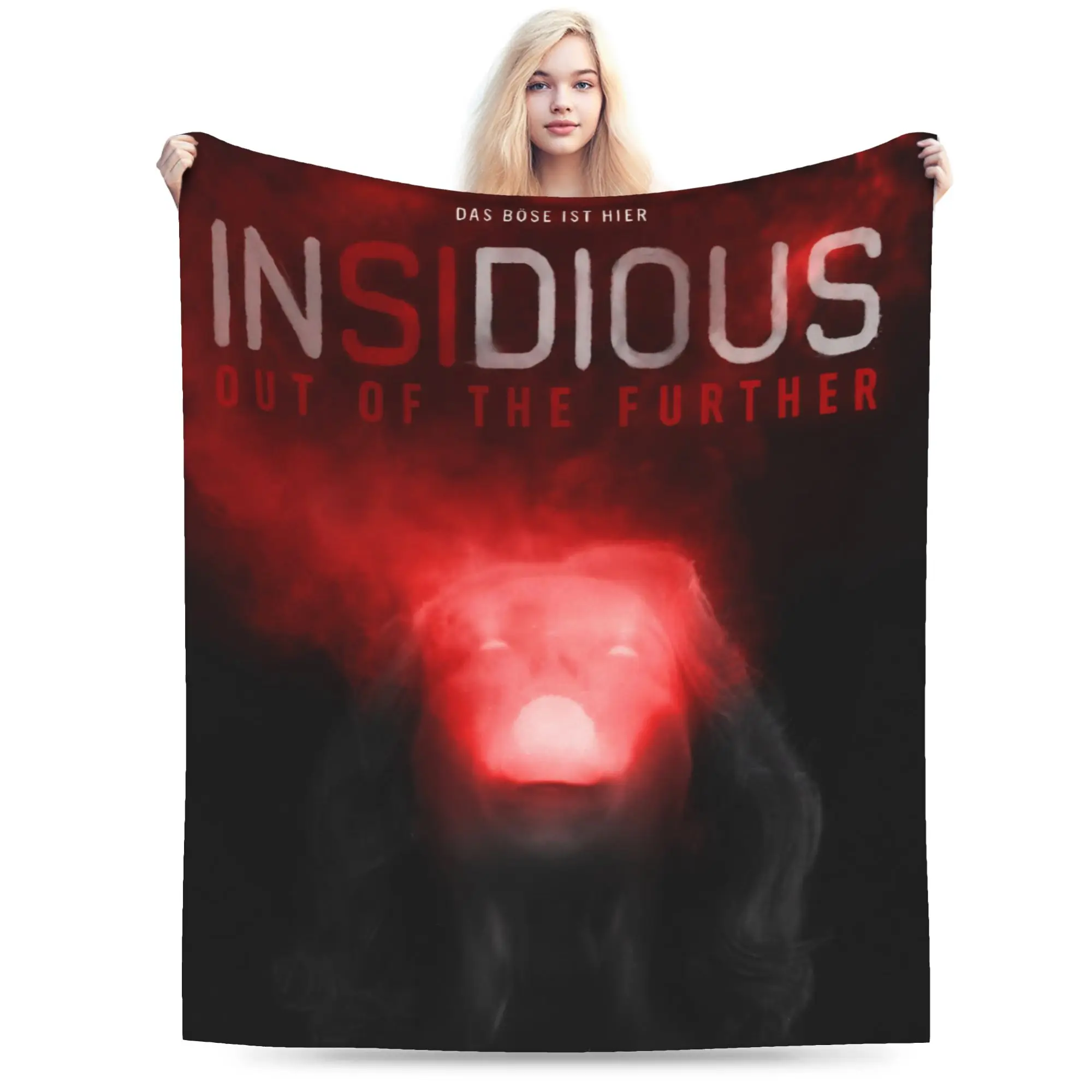 Insidious Movie 2026 Throw Blanket for Couch  Fuzzy Soft Plush Blanket 50x60 Inch Multi-size Bedspread for All Seasons