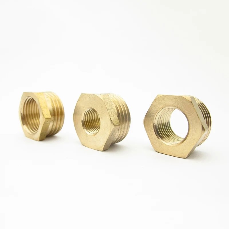 

M10 M14 M20 Metric Male To Female Thread Brass Reducer Bushing Reducing Pipe Fitting Coupler Connector Adapter