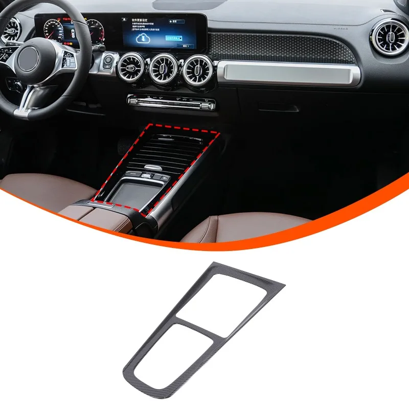 

ABS Center Console Panel Trim Cover Sticker For 2024-2025 Mercedes-Benz B-Class GLB W247 X247 Interior Accessories