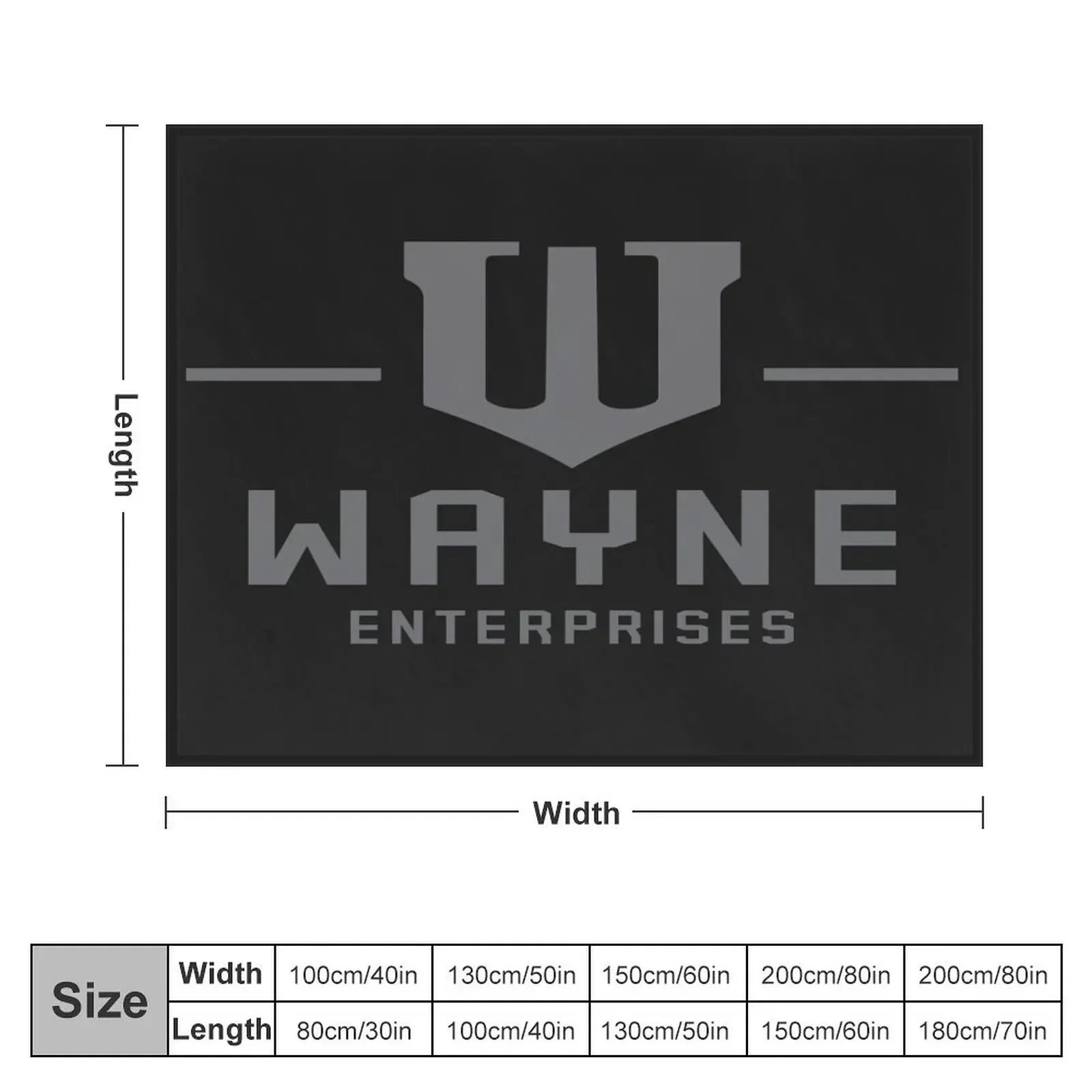 Wayne Enterprises Throw Blanket For Sofa Thin Soft Big blankets and throws halloween Blankets