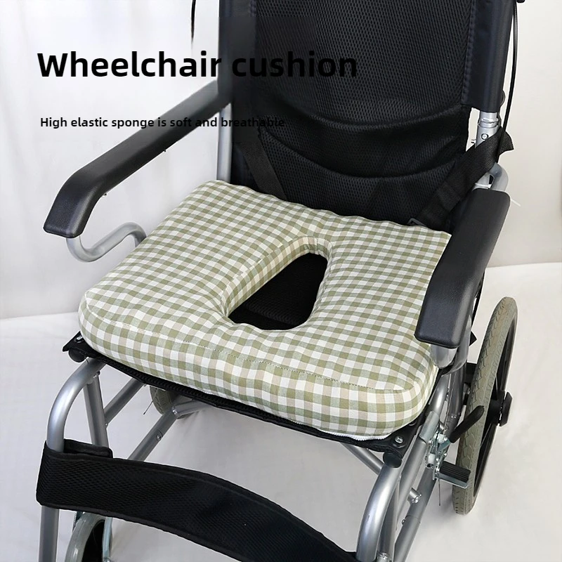 Premium Wheelchair Seat Cushion Anti-Bedsore Gel Padding Orthopedic Pressure Relief  Elderly Care Comfort Caudal decompression