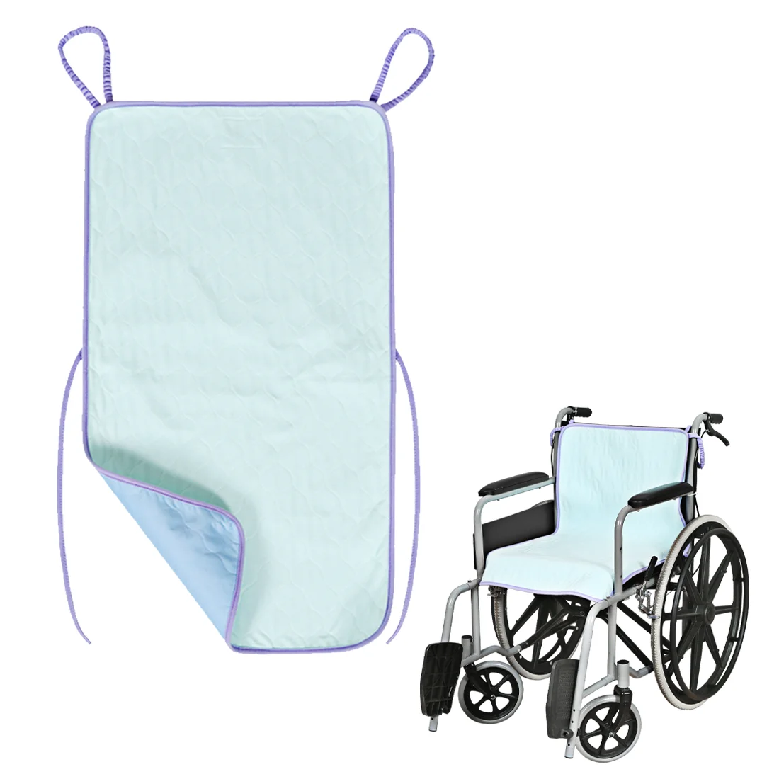 Ehucon Highly Absorbent Seat Cover,Reusable Leak Proof Chair Protector,Waterproof Wheelchair Incontinence Pad for Patients
