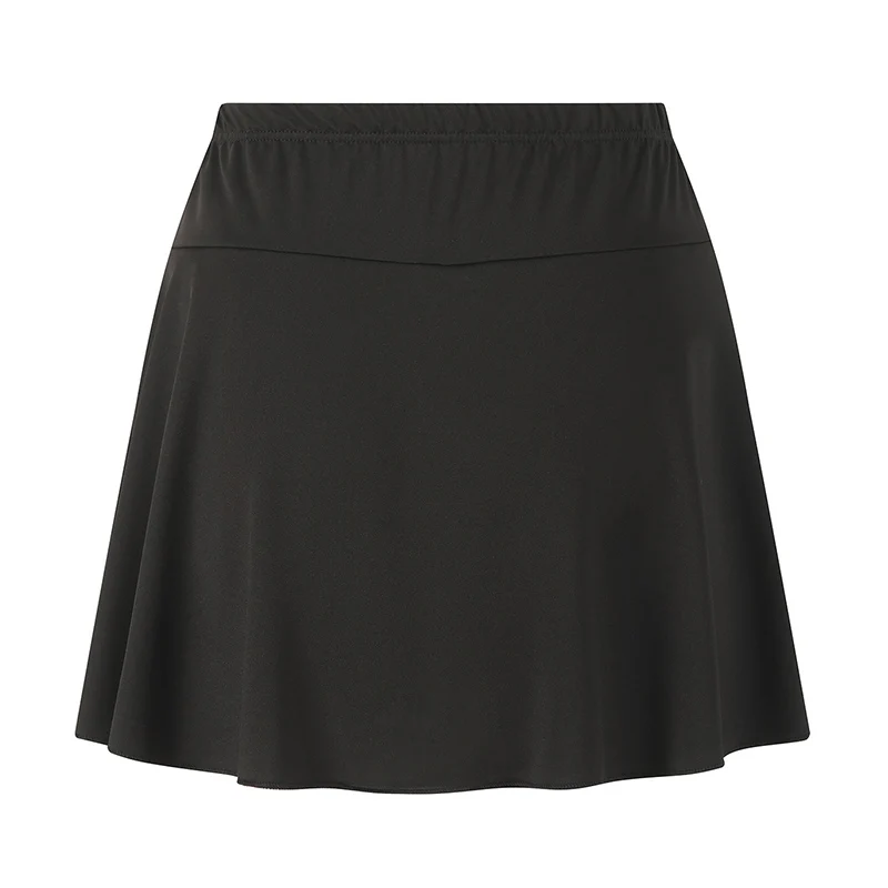 Sommerlicher, einfarbiger, vielseitiger Faltenrock für junge Mädchen, lässiger Sport-Laufrock mit Sicherheitshose für Damen, lässiger kurzer Rock – Detail 3