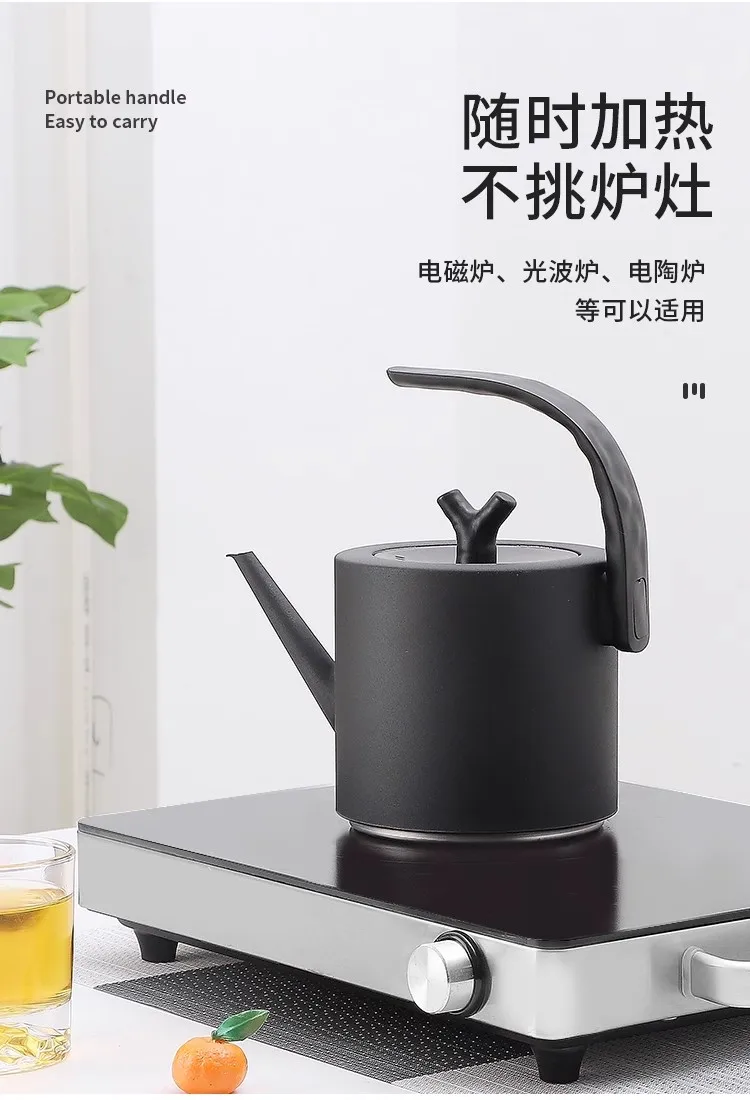 1L Home Electric Kettle Adjustment Thermostat Smart Kettle Insulation Kettle Coffee Pot Automatic Power Off 220V