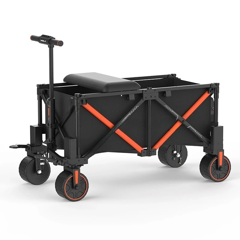 

Electric camper outdoor riding 4WD vehicle picnic stall camping travel trailer gathered and folded