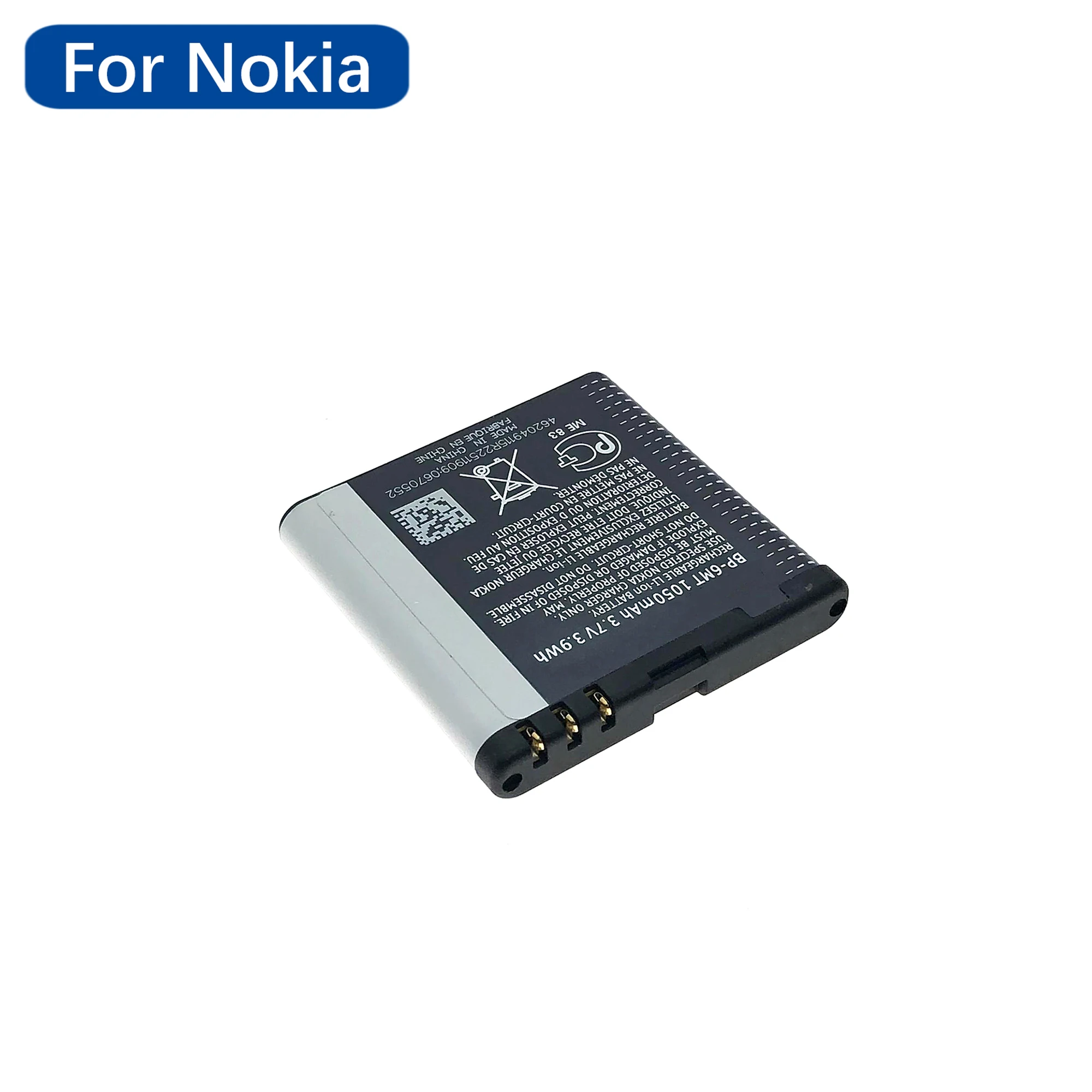 BP-5M BP-6MT Phone Battery BP-6M For Nokia 5610 5700 6500S 6220 Battery N73 6280 6288 Batteries N81 N82 6720C E51 5M 6MT Li-ion