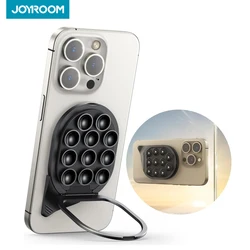 JOYROOM Suction Cup Phone Holder Super Strong Magnetic Phone Holder Mount with Pull Ring Phone Grip For iPhone/Samsung/Android