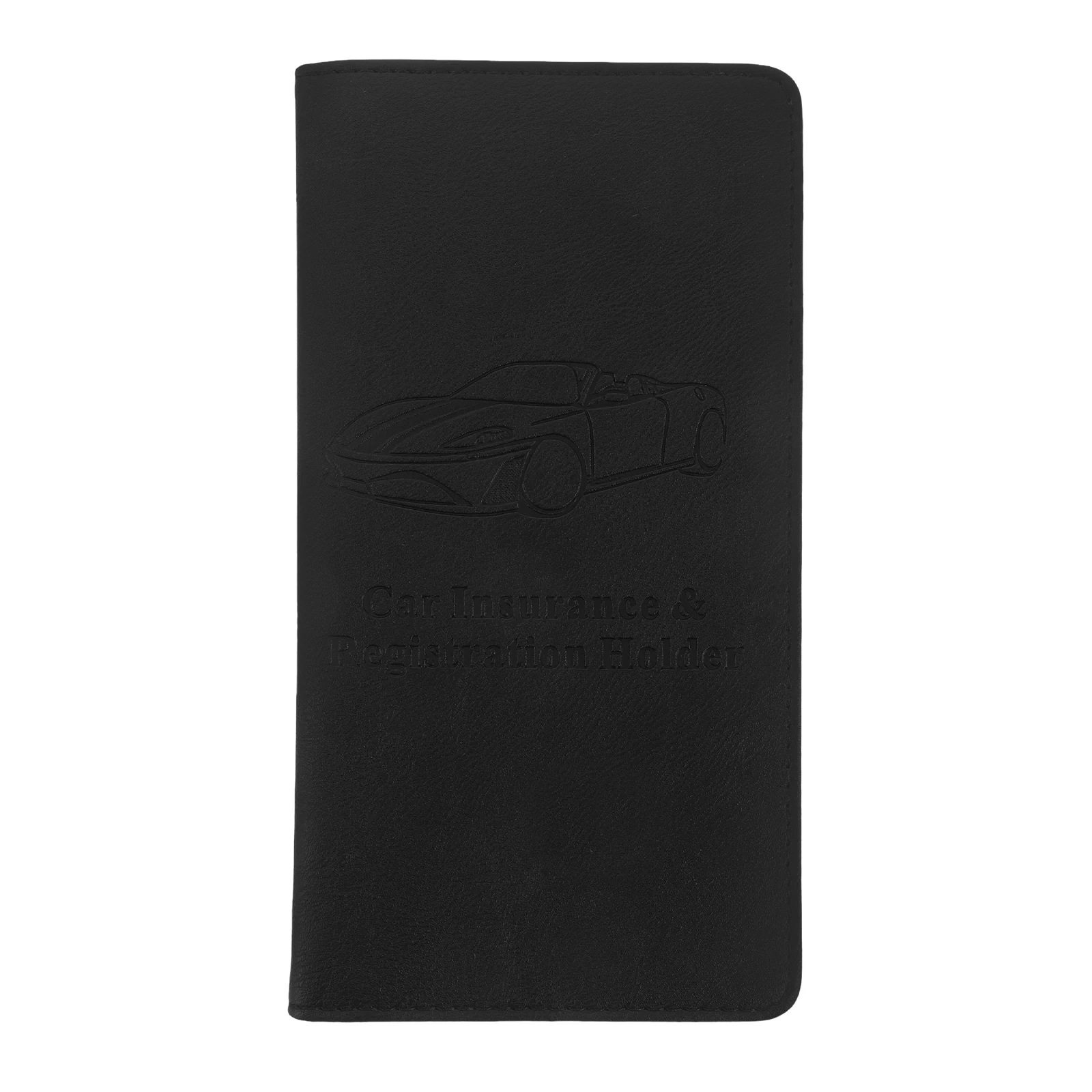 

Driver License PVC Case Black Document Holder Splashproof Passport Travel Organizer Car Accessories Storage