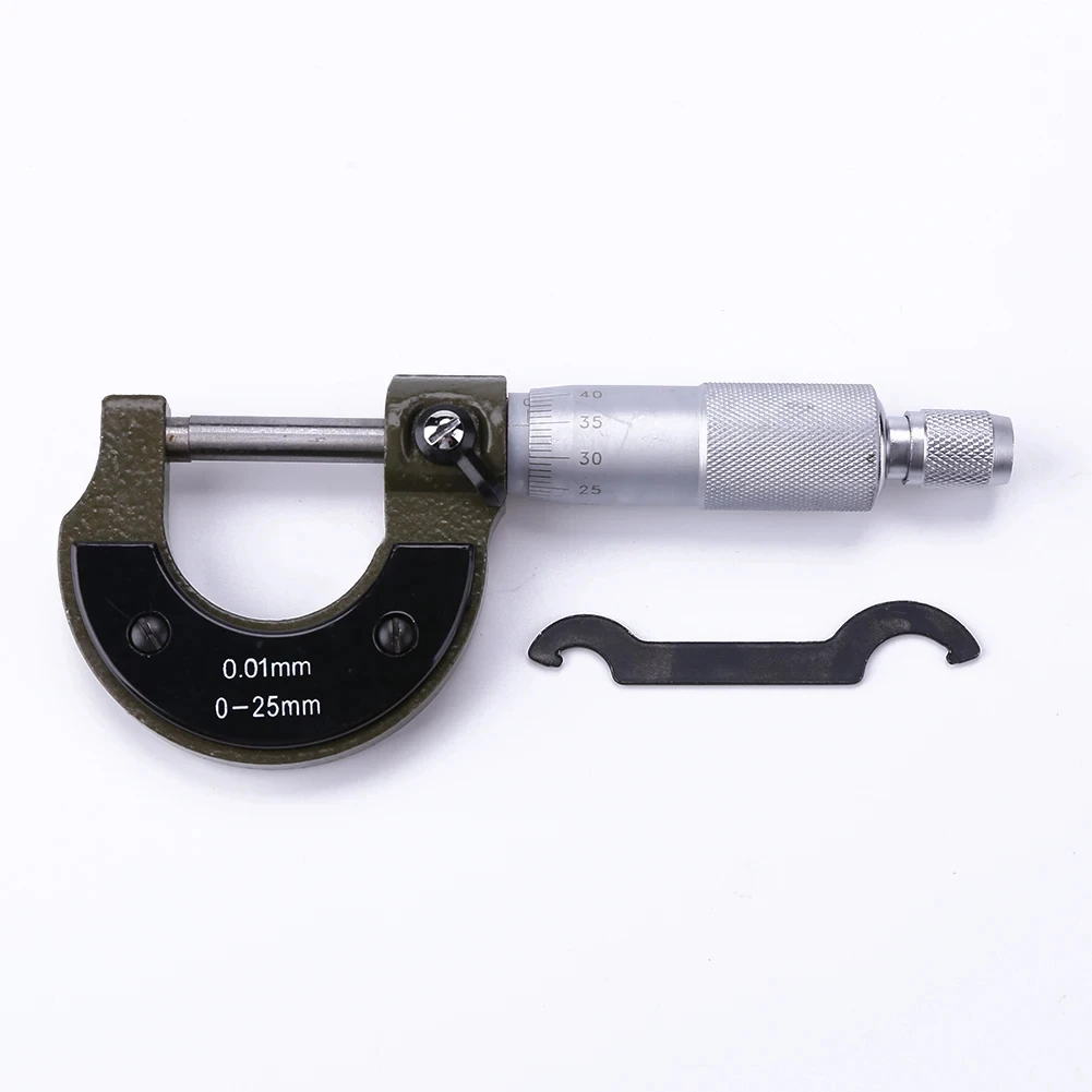 Precyzyjny mikrometr pomiarowy 0-25mm 0.01mm Zewnętrzny mikrometr metryczny do pomiarów — zdjęcie 7