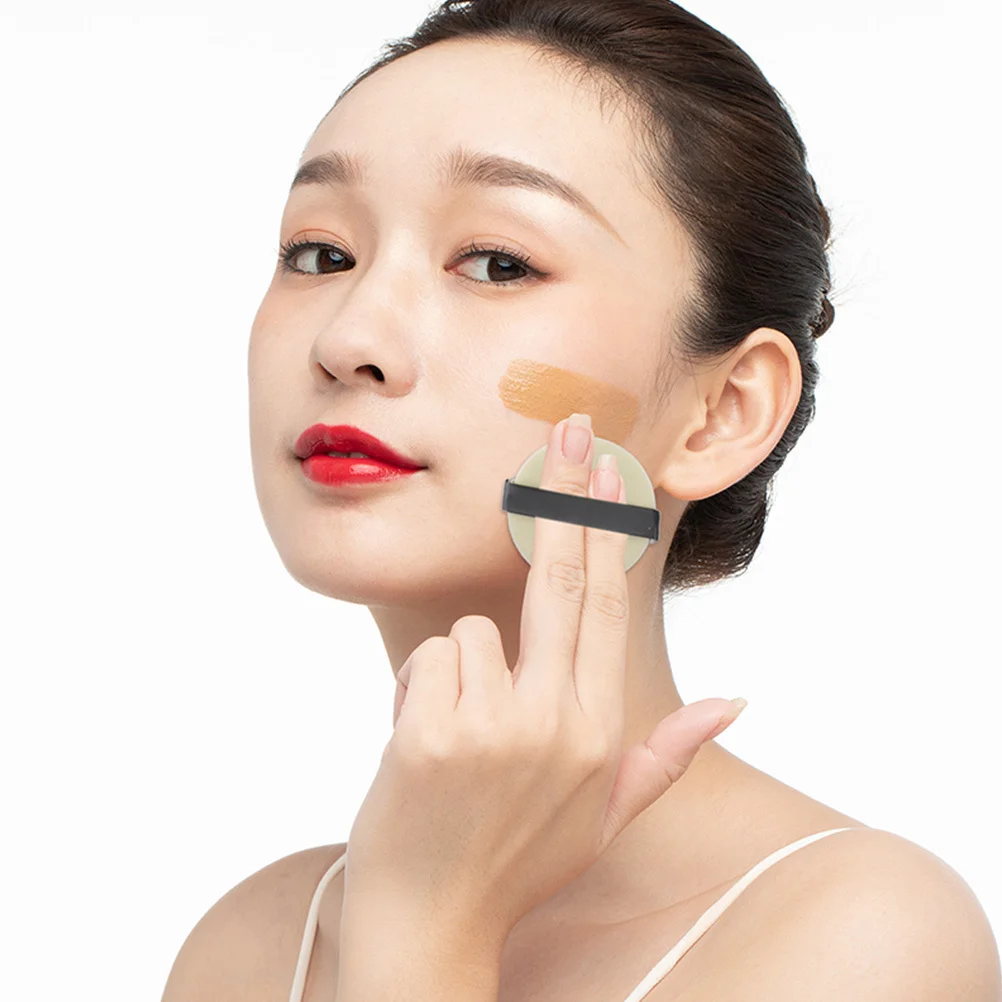 6 قطع من أدوات توزيع بودرة المكياج المرنة لكريم الأساس الجاف والرطب للاستخدام المزدوج للوجه برايمر إسفنجة كريمية لمستلزمات المكياج
