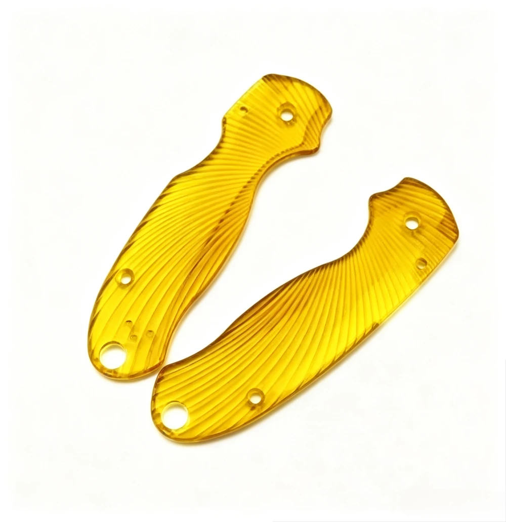C223 Paramilitary 2 Clear PEI Handle Scale Set – Crystal Transparent, Scratch & Wear Resistant Direct Replacement Grips (1 Pair)