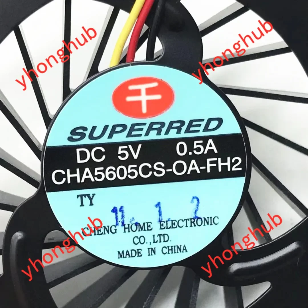 SUPERRED AH530 AH531 Ventilateur de Refroidissement CHA5605CS-OA-FH5B CHA5605CS-OA-FH2 AD5605HX-JD3