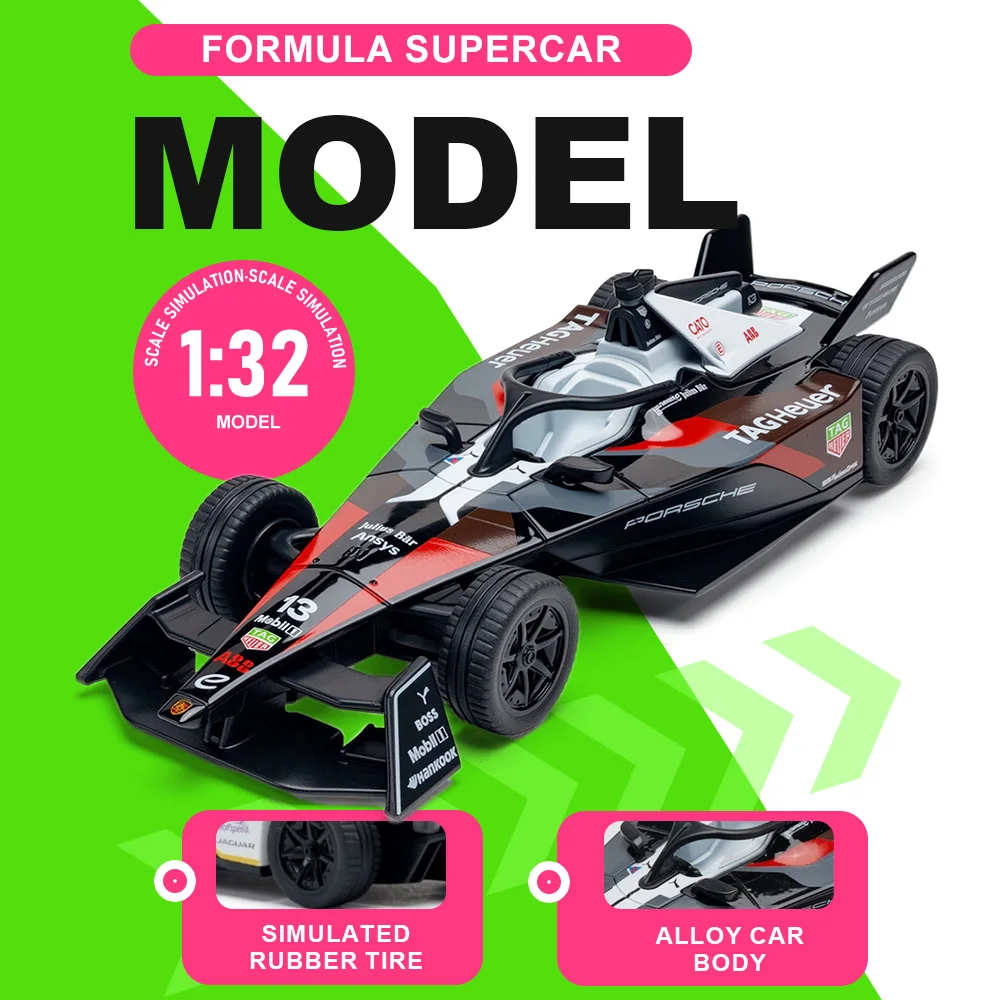 Модель-спортивного-автомобиля-Формулы-1-1-32-литая-из-сплава-с-резиновыми-шинами-в-акриловой-коробке-с-изысканным-интерьером-коллекционная-модель-суперкара