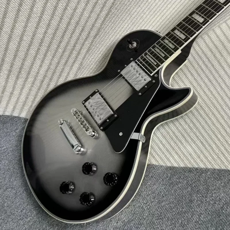 

Free Transportation Exquisite Workmanship Grey LP Electric Guitar Rosewood Fingerboard Mahogany Body 22 Tone Position
