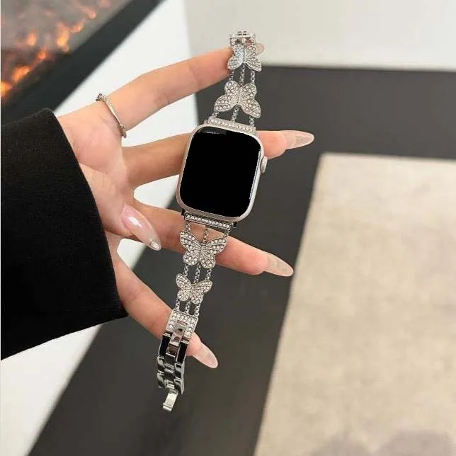 

women's watch accessories butterfly chain bracelet swatch band watch bands and straps S11 S10 46mm 42mm 41mm watch bracelet