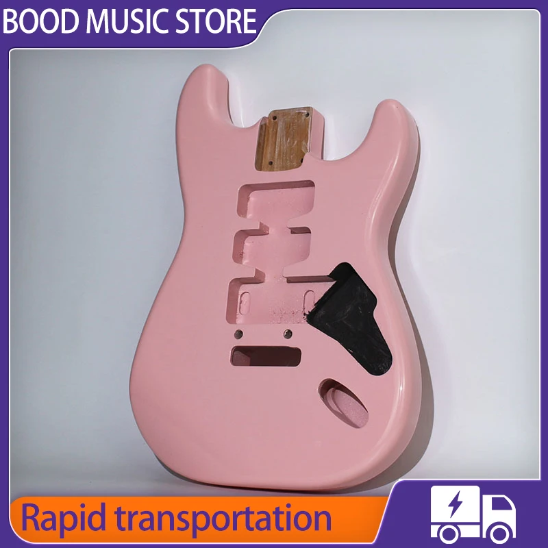 

Shell Pink Fend Straocaste Electric Guitar Body Two-point bridge opening Alder Wood High-end Guitar Body