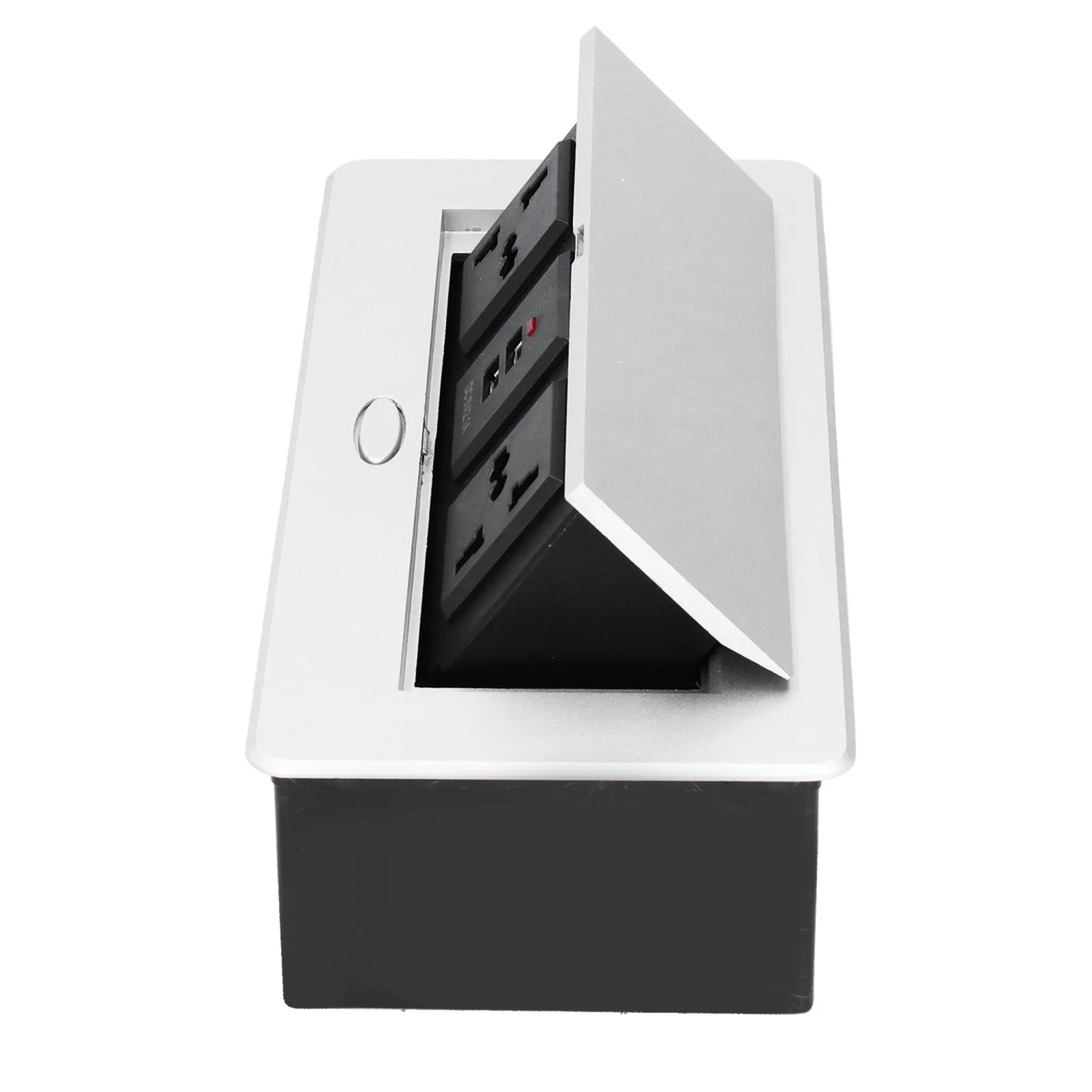 2025 جديد الطابق مخرج كهربائي المنبثقة سطح المكتب المقبس 3 حفرة مزدوجة USB امدادات الطاقة الملحقات 250 فولت 13A #4