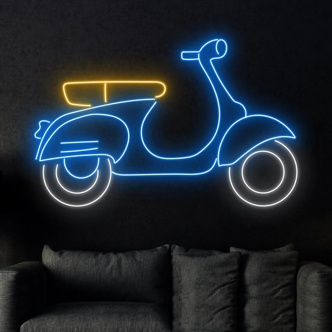 

Motorbike Neon Sign Motorbike Store Wall Decor Motorbike Lover Gift