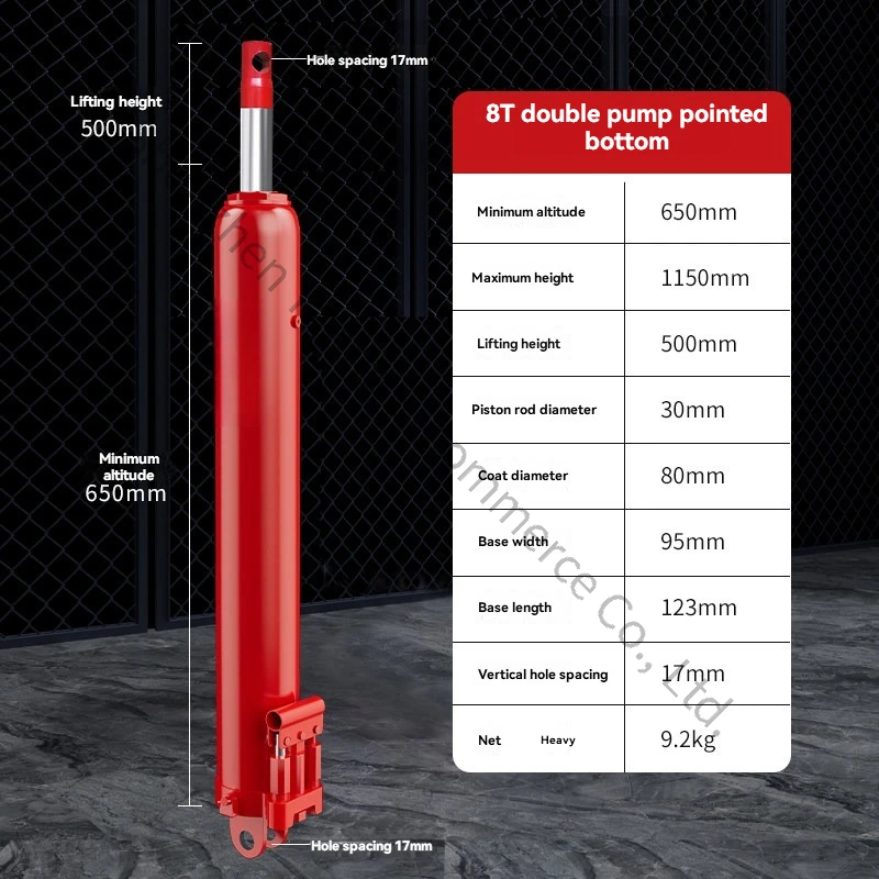 5 Tons 8T New Long Hydraulic Jack Labor-saving Jack Extended Crane Special Manual Jack