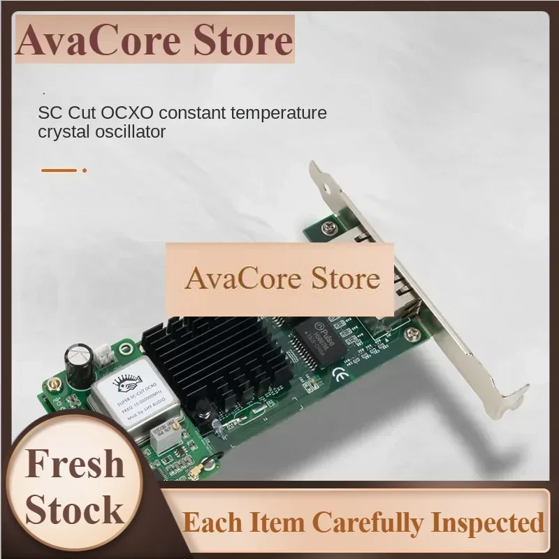 AvaCoreNvarcher 10MHz-160MHz Frequency Upgrade SC Cut OCXO Thermostatic Crystal Clock Board Two Way Output
