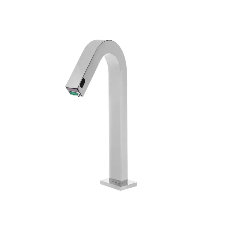 CE Deck Mounted Basin Brass Chrome Soap 2 in 1 Sensor Faucet Soap Dispenser
