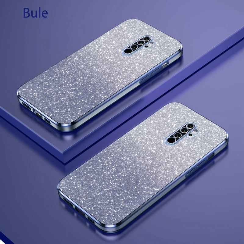 For Xiaomi Redmi Note 8 Pro Case Redmi Note 8 Pro Phone Case 2015105 Luxury Gradient Glitter Plating Silicone Back Cover Funda