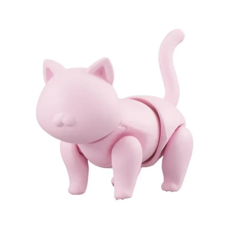 Gashapon Capsule Toys Cute Cat Dolls Joints Movable Mini Figurine Table Ornaments Children Birthday Gifts Figure Accessories