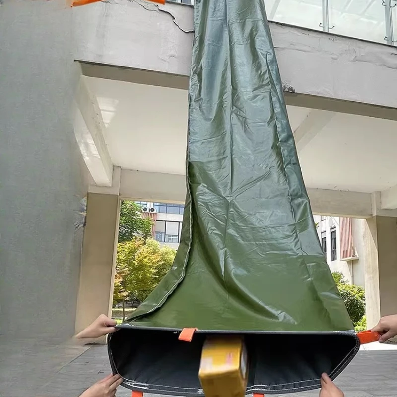 

Labor-saving unloading slide Moving unloading artifact Canvas slide cylinder