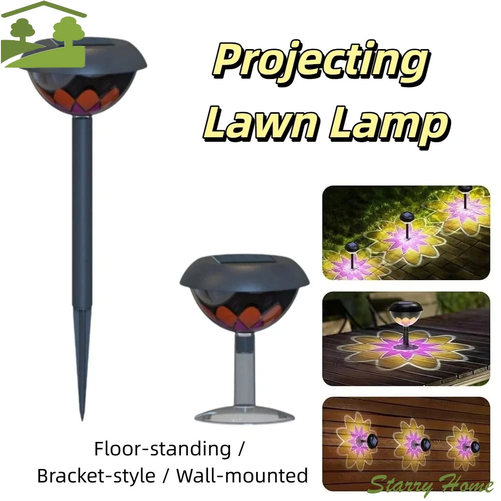 

IP65 Waterproof Solar Garden Light Solar Powered Auto On/Off Solar Outdoor Lights LED Light Projection Light Landscape Decor
