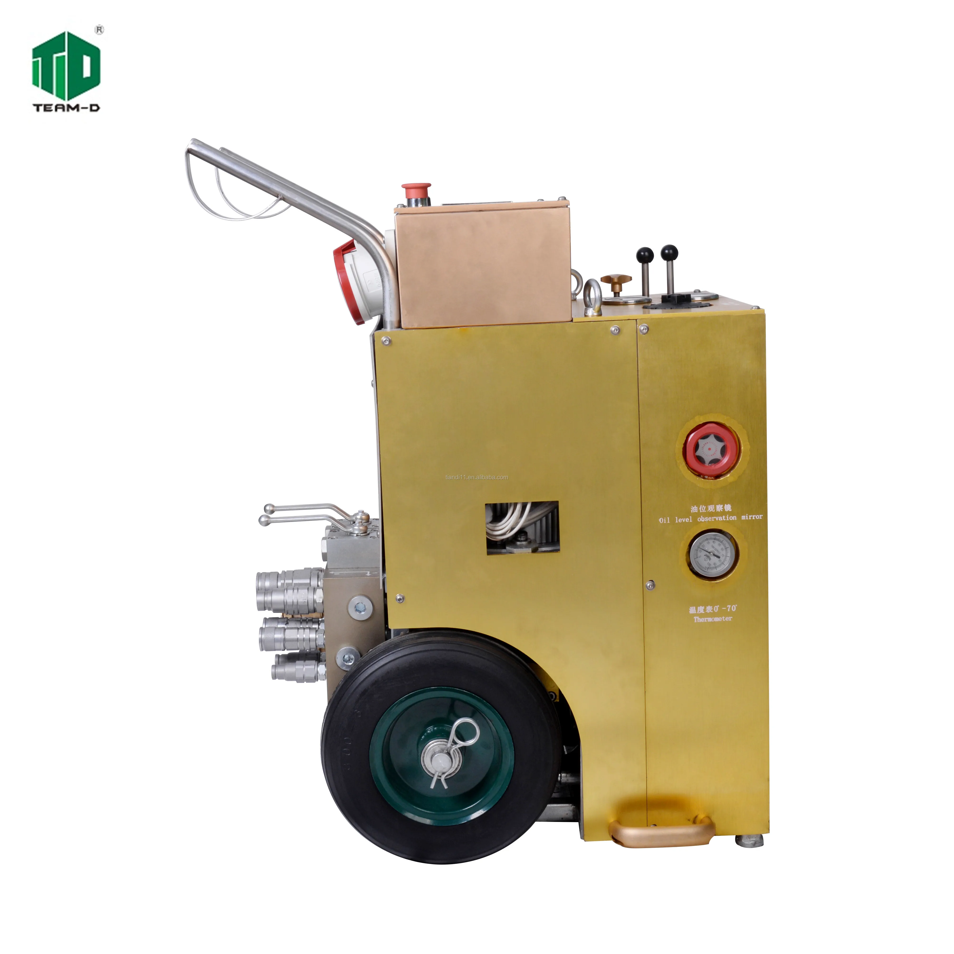 20 KW Manual Hydraulic Power Pack With 1-Year Warranty Diamond Wire Saw Machine For Concrete Metal Cutting Motor Core Component
