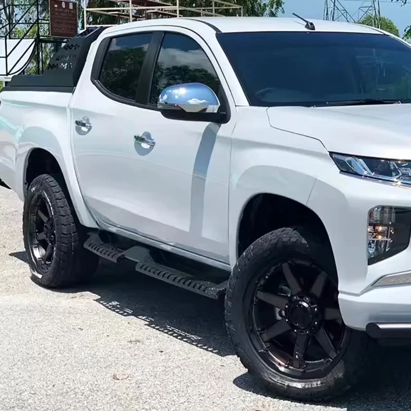 4X4 Steel Ne Bars Side Step Running Board, Solid Bolt‑On Foot Pedal For Pickup Truck Exterior Refit