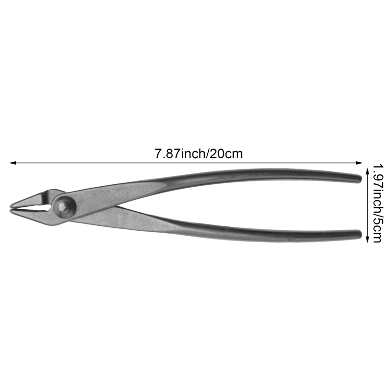 Alicates de acero para podar el jardín, cortador de ramas gruesas, herramientas para bonsái, 20Cm