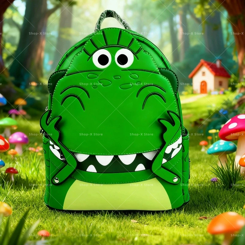 

Disney Loungefly Toy Story Rex Dinosaur Mini Backpack - Official Character School Bag, Lightweight Adjustable Strap, Kids Gift