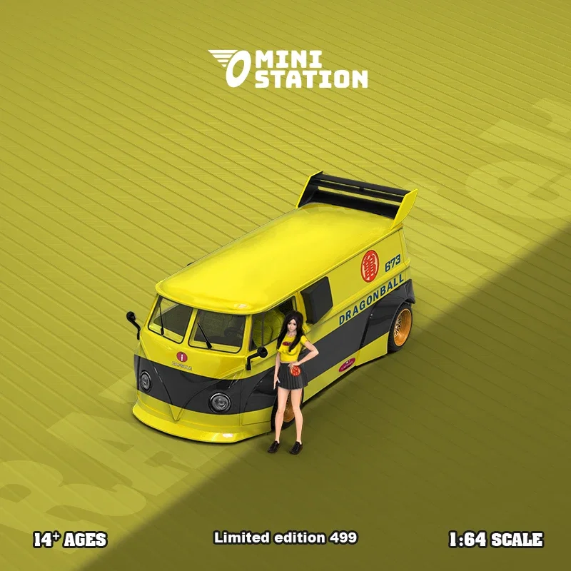 Mini Station 1:64 T1 VAN / RWB 964 DB Diecast Model Car