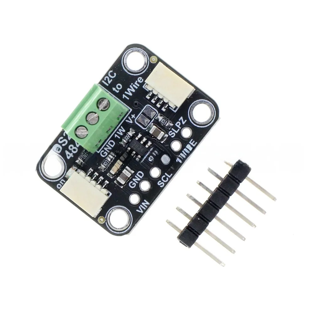 DS2484 I2C to 1Wire Converter Board for Microcontroller Projects with 2.5V to 5.5V Supply and -40C to +85C Operation