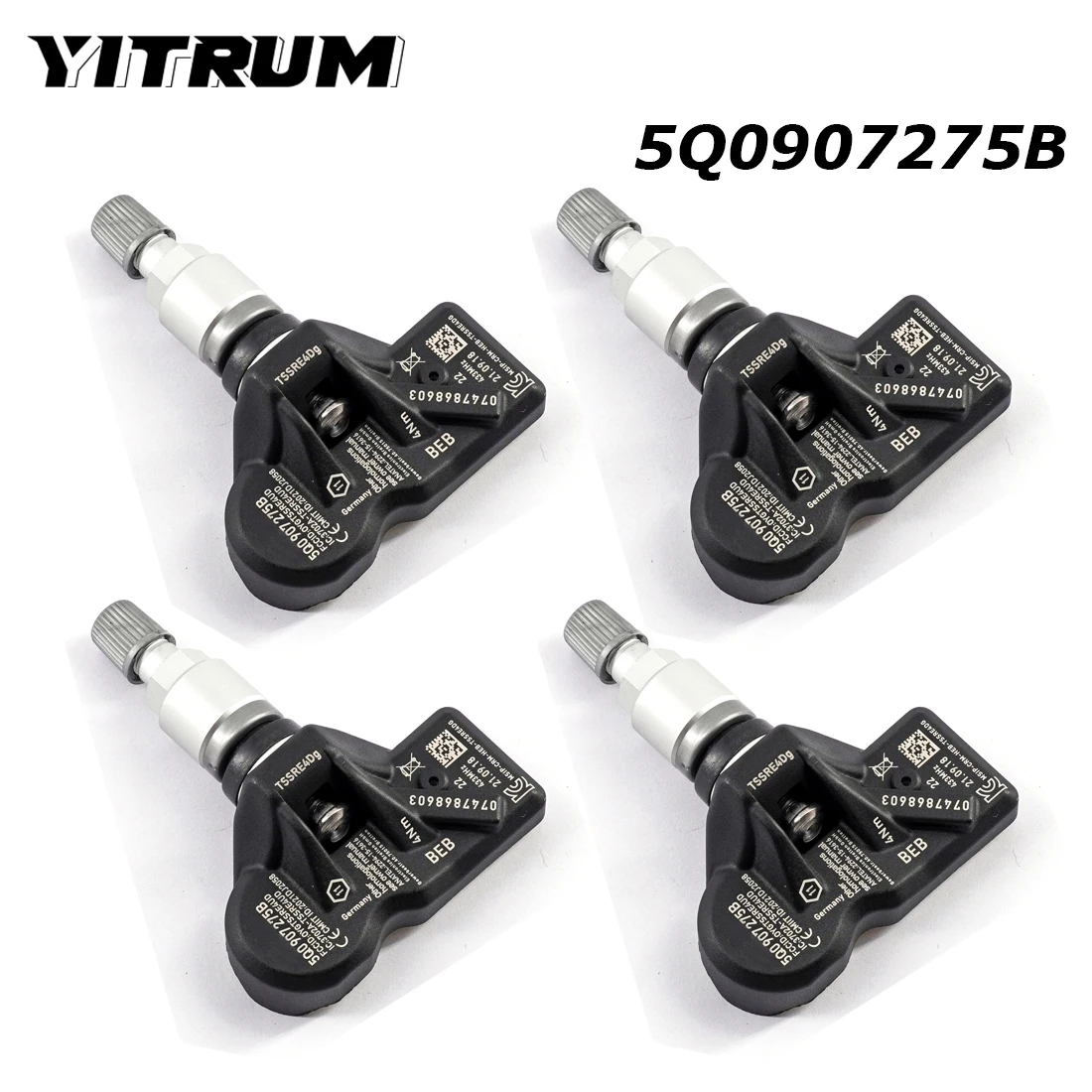 

YITRUM 5Q0907275B TPMS Sensor For VW Golf Passat Tiguan Touran Audi RS3 RS4 A4 A6 TT Porsche Cayenne 911 718 Skoda Rapid Superb