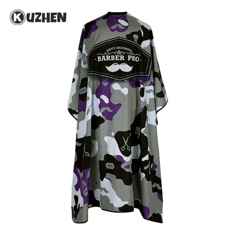 Camouflage Pattern Hairdresser Apron Hairdressing Barber Cloth Hair Cutting Gown Kids&Adult Cape Pro Salon Styling Tool