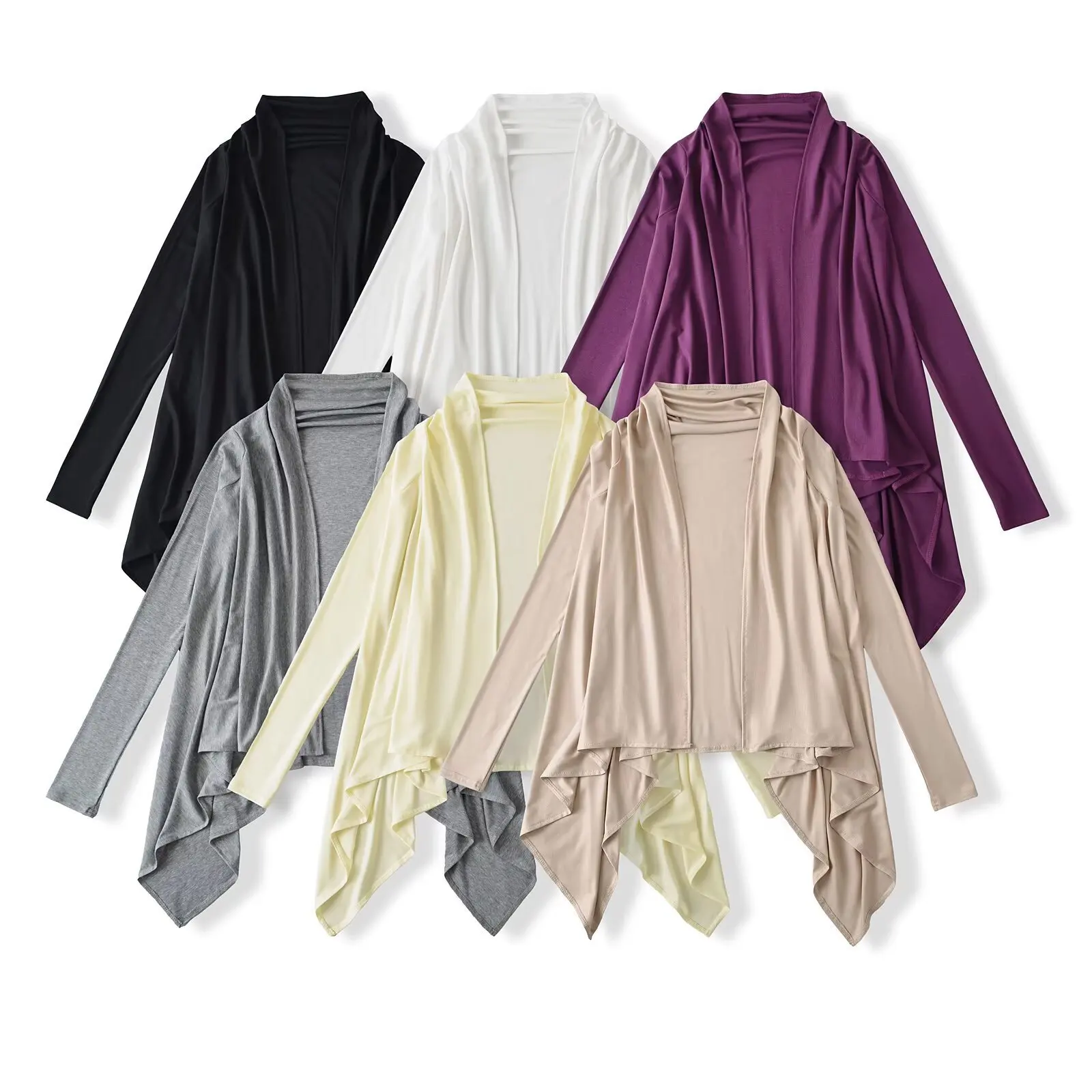 

Comfortable Long Sleeve Sun Protection Clothing European Style Loose Unusual Shape Women's Jacket For Early Autumn