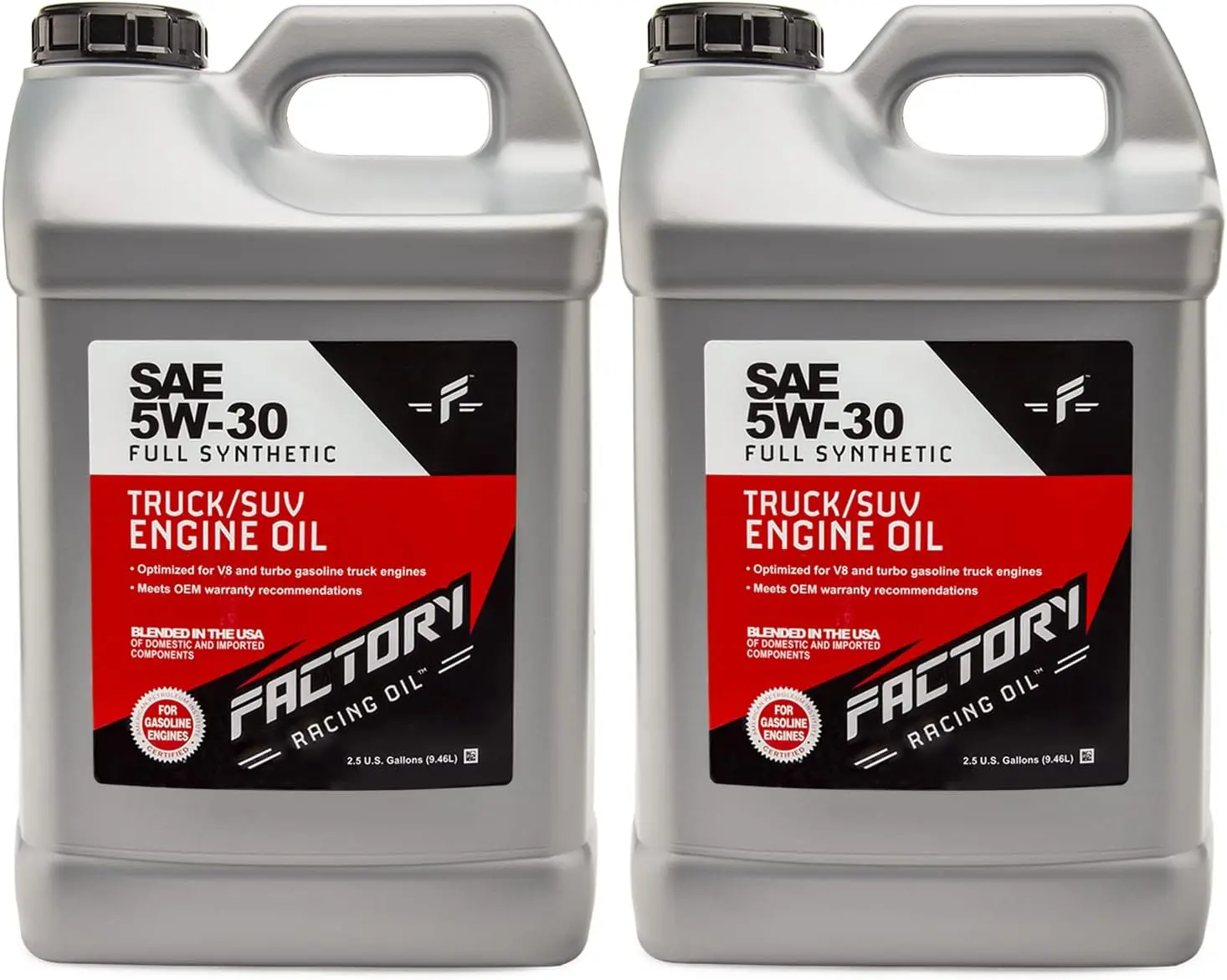 Oil 209906 Twin Pack SAE 5W-30 Full Synthetic Truck/SUV Engine Oil - API SP ILSAC GF-6A - 5 Gallons (2x2.5 Gal bottles)