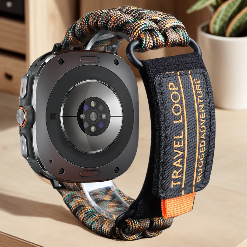 Outdoor Umbrella Rope Travel Loop Band For Samsung Galaxy Watch 8 8Classic Ultra 2 1 Strap Bracelet Galaxy 8 40mm 44mm 46mm 47MM