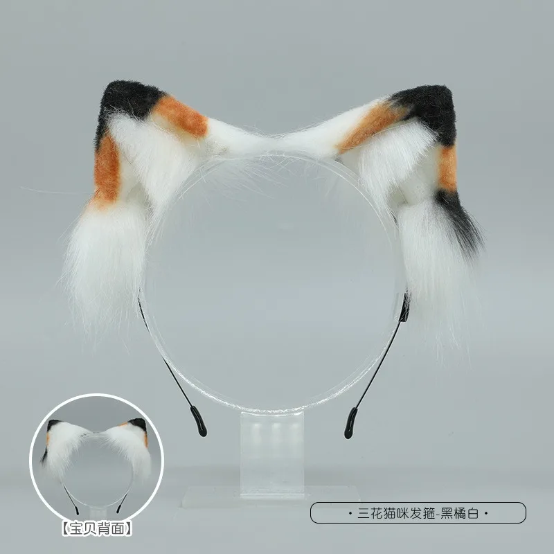 New styl Animal Cute Plush Fox Cat Ears Gothic Headband Lolita Ears Headwear Furry Artificial Cosplay Christmas Hair Accessories