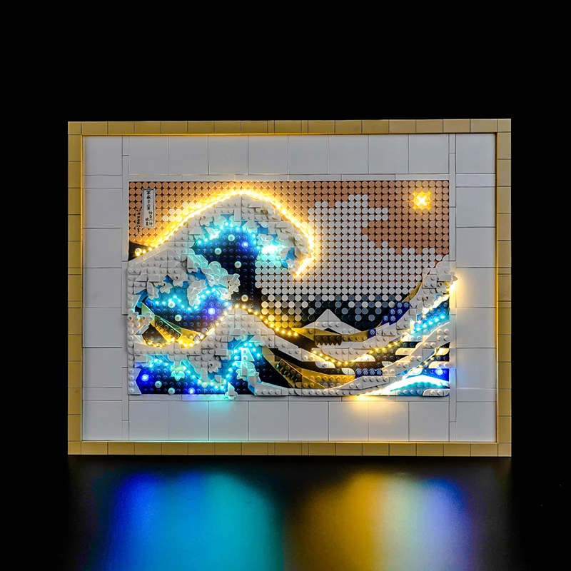 

Vonado 5V LED package light (no model) suitable for LEGO icon 31208 Hokusai - The Great Wave decorative light gift